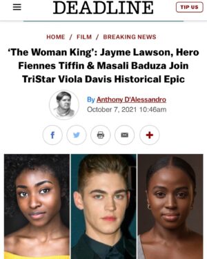Masali Baduza Instagram - I am so incredibly grateful and excited to be joining this cast. This story is EPIC and I am thrilled to be part of telling it. Still pinching myself. EEEEEKK!!! 🎉 #thewomanking