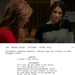 Masey McLain Instagram - Script to Scene 🎬 It was a dream getting to play opposite @romadowney, despite my ever-present Ashley-tude of Season One 😉❤️