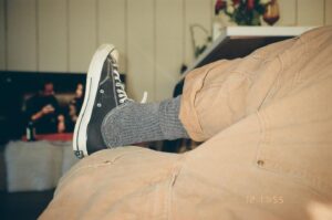 Mason Gooding Instagram - I like these pants with low top converse, also @valley_mentality t shirt is always nice