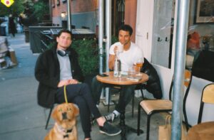 Mason Gooding Instagram - Talking on the phone with @jakeefleischman , sitting next to @jakeefleischman , smoking away from @jakeefleischman 
•
📸 @amenahsoares