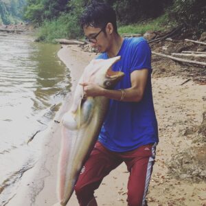 Mat Luthfi Instagram - Kinda caught 8.5 kg gohok the other day at Sungai Tembeling, Pahang.