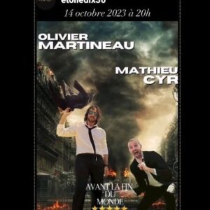Mathieu Cyr Instagram - 30 000 billets vendus, merci à tous!! #AvantLaFinDuMonde #humour #lol #fyp #ptp Merci aussi à toutes nos premières parties de 🔥🔥🔥 @steven_bilodeau_humoriste @pbrivard @karenarseno @davegaudet67 @davemorgan___ @dougjeffofficiel
