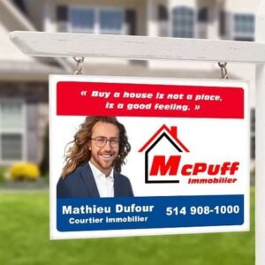 Mathieu Dufour Instagram - Allô la gang ! 👋🏼

L’annonce que je m’apprête à vous faire n’est pas piquée des vers 

J’arète de vous faire l’anguille

J’en avais mare de garder ça pour moi:  Je suis désormais courtier immobilier. Ce n’est pas un leurre, c’est bien vrai je suis certifié agent d’immeuble.

Je vends des maisons

Quand vous avez constaté que je prenais un mois de vacances, vous avez compris qu’il y avait anguille sous roche …. Je suis allé faire un cours en mode turbot.

Le métier d’humoriste n’est pas très sécuritaire financièrement, me suis dit : CÉTACÉ!

Je me suis dit : Mathieu : crois en thon rêve 
si je ne le fais pas, morue miner ça trop longtemps.

Je me lance sans filet.

C’est un domaine qui m’a toujours branchie 
Vous me demanderez certainement : depuis quand j’ai cette envie ….. ohhhh c’est en 2019 que ça a commencé.  Y’est p’têtard pour me lancer, mais je m’en fou ! 

On me surnomme déjà le requin de l’immobilier.

Aqua bon garder tout mon talent pour moi !? 

Peu importe ce que le monde peut penser, je m’en fish  red !

Carpe diem, je plonge, je me mouille et depuis, je me sens comme un poisson dans l’eau, même si je nage dans l’inconnu.

Je me suis frayé un chemin dans le monde de l’immobilier grâce à mon mentor monsieur S. Turgeon.

J’au-raie adoré vous parler plus longtemps de ma nouvelle passion, mais je dois y aller, je vais être tartare pour une visite.  Je me dépêche
Un joli camp sur le bord d’un lac, j’étais sur la rive hier et c’est magnifique. 

Mer - Scie beaucoup