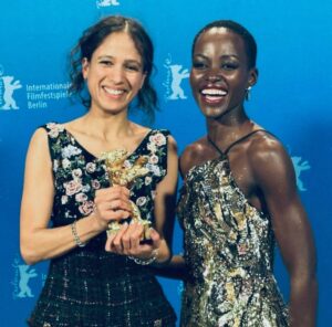Mati Diop Instagram - ♥️ !
#goldenbear #dahomey 
@lupitanyongo @berlinale 

@lesfilmsdubal 
@fantasy.dkr 
@lesfilmsdulosange