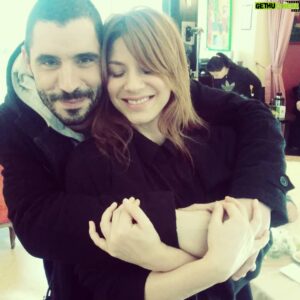 Matías Desiderio Instagram - Con mi  compa y Amiga la gran actriz  @rominagaetani te felicito por tu lucha y trabajo hoy mas que nunca  con ustedes yo voto la Ley Aborto Legal! ✊ Suerte  compa y gracias x tu amistad!!!