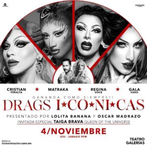 Matraka Traka Instagram - Pueden con taanta icónica?✨
DRAGS I*CO*NI*CAS TOUR 💄💋
No te lo pierdas y prepara tu look que va a estar de locura!!!
•Teatro Metropolitan Cdmx 3 Nov 
•Teatro Galerías Guadalajara 4 Nov 
*Mañana inicia venta x Ticketmaster 
#dragsiconicas @sgproduccionesmx