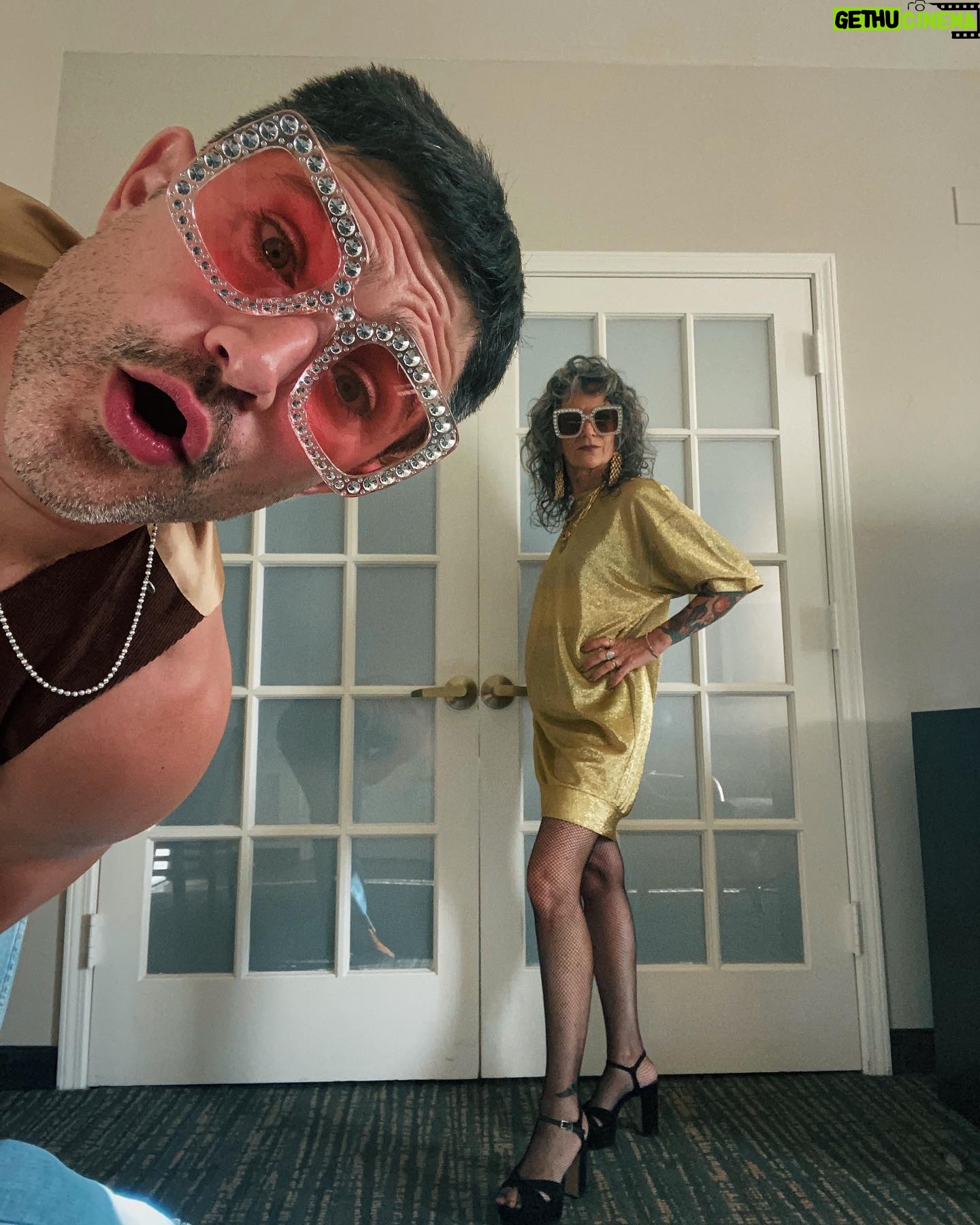 Matt Dallas - 7K Likes - Thank you @welcometoheidi and @chelseakane for an epic night of love and disco. ❤️🪩🕺