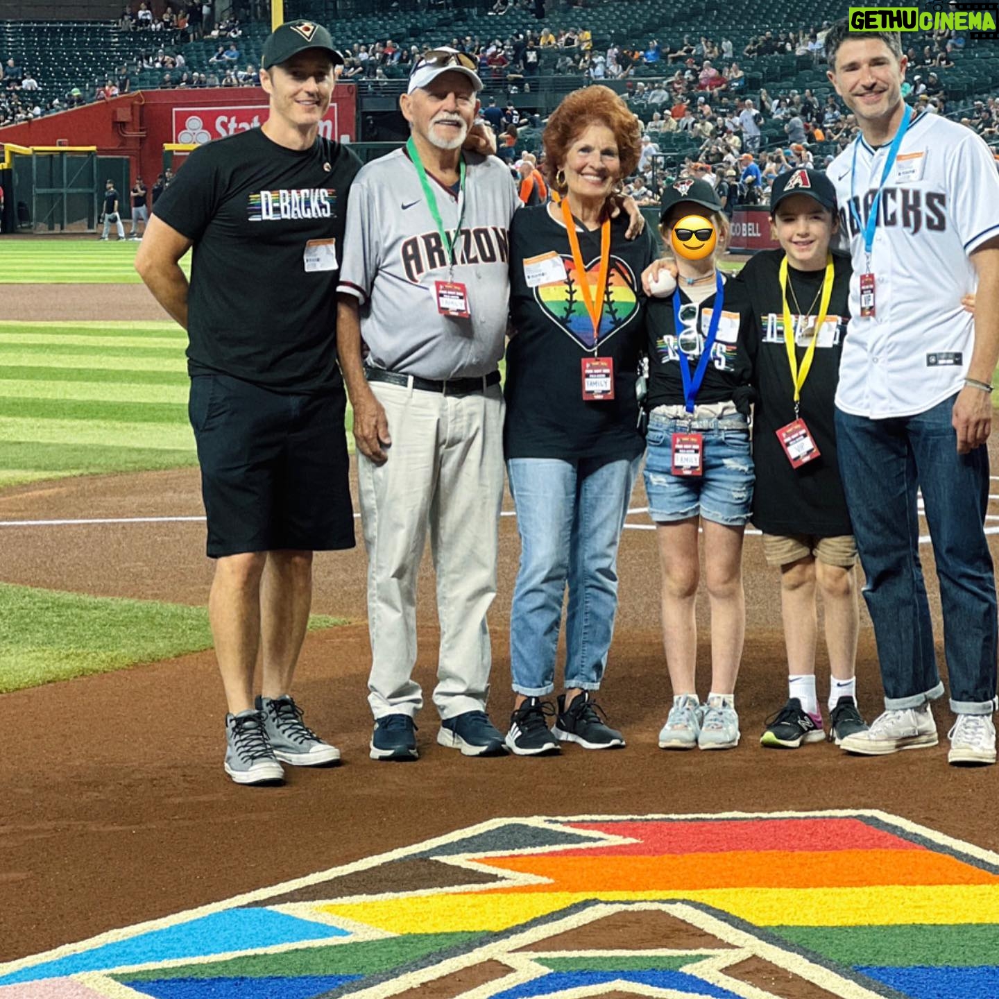 Matt Dallas - 9.9K Likes - Last night I was invited to throw the opening pitch at the Arizona Diamondbacks game for #pride night. Such an honor for my hometown team to have me. It was so inspiring to look up at the thousands of fans wearing their pride so visibly. And having my family all there with me made the night that much more magical. Huge thanks to @dbacks Happy pride y’all 🌈💗🏳️⚧️