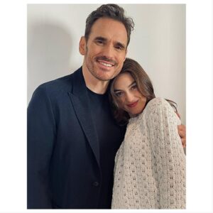 Matt Dillon Instagram - Cannes with Anamaria Vartolomei brilliant actress as Maria Schneider in the film “Being Maria”. #cannesfilmfestival2024 #studiocanal