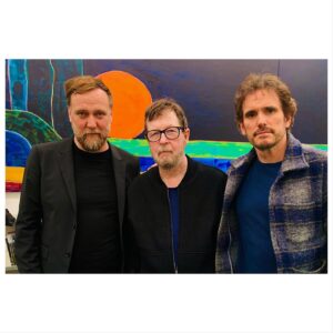 Matt Dillon Instagram - Catching up with friends in Copenhagen. @jesperjust and Lars von Trier at @nicolaiwallner