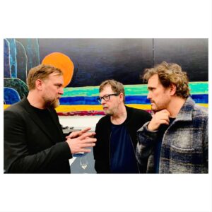 Matt Dillon Instagram - Catching up with friends in Copenhagen. @jesperjust and Lars von Trier at @nicolaiwallner