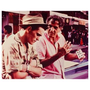 Matt Dillon Instagram - With Gary Marshall, my comedy mentor in Woodside, Queens 
making “Flamingo Kid”