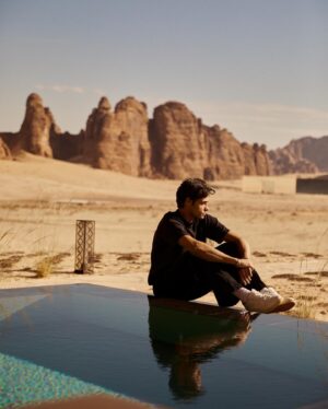 Matt Harnacke Instagram - The beginning of this adventure started like this, what an incredible country Saudi Arabia is. I’m not sure if any of you guys have ever visited? but I couldn’t recommend it more, tomorrow I’ll share my incredible Arabian desert ride.  @alulamoments #AlUlaMoments #RichardMilleAlUlaDesertPolo
WinterPolo# العلا لبولو الصحراء#￼ العلا لبولو الصحراء#AlUlaDesertPolo #Ad
