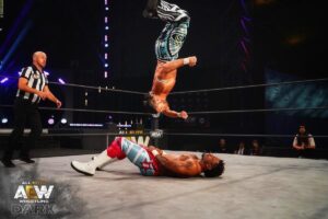 Matt Korklan Instagram - Flipping perspectives in @allelitewrestling.  Thanks for watching. Be sure to tune into @aewdark this Tuesday for another batch of fresh matches.  #wrestling #zen #luchalibre #jacksonville #prowrestling @thebryceisoftenright 
@shawndean773 
@trifecta - the best organic meal delivery
@rpstrength - powerful workout plans
@ogoodness125 - gorgeous gear