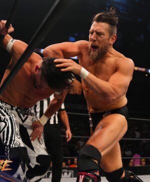 Matt Korklan Instagram - We do it together 👁👁👁 🌵🌵🌵
@allelitewrestling Thanks for all the recent love and support!  There’s always more…

Thank you to @redcon1 and @the_wrestling_lab for helping me get ready for this war.  @tony.donati @yogasault 
@ogoodness125 for the custom gear head to toe.

#aew #sydal #bryandanielson #prowrestling #wrestling #sydalbrothers