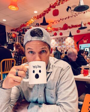 Matt Lanter Instagram - Tis the season. 🦴👻