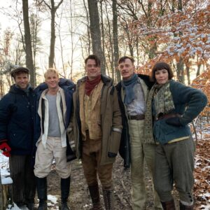 Matt Lanter Instagram - This 1st photo seems fitting. A gang of friends who once was.
Thank you to my incredible cast, crew and creatives behind #JupitersLegacy.  What an experience you all made this.... 
It’s not every day that a kid like me gets to be a superhero. 🦹🏼‍♂️
