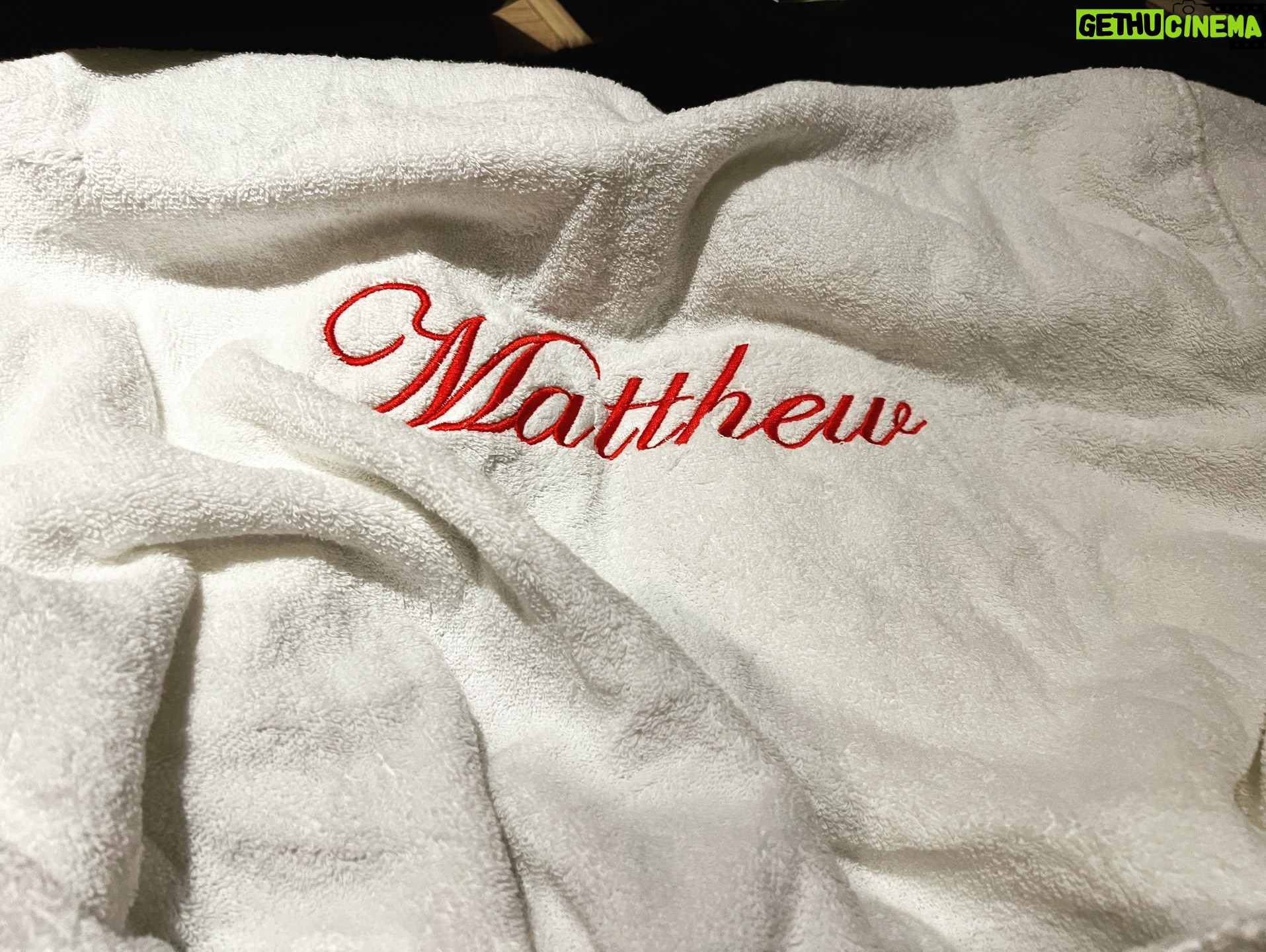 Matt Lucas - 1.2K Likes - Thank you so much to @connorbu4cher (or @cbespoke1 on TikTok) for my goodies! An Arsenal towel and a bespoke bathrobe. And my full name on it, too! I haven't been called my full name since I was a naughty child. 'Matthew, come here this instant!' Much love to everyone at cbespoke.co.uk