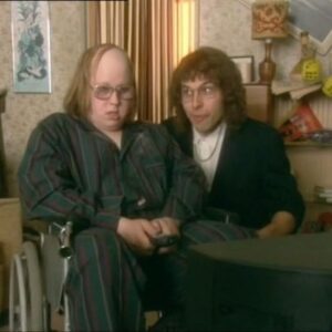 Matt Lucas Instagram - To celebrate Little Britain’s 20th anniversary, we are posting a sketch from the first series every day this month. You can see more sketches at https://www.youtube.com/@LucasAndWalliams xx 

Matt & David