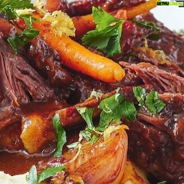 Matt Preston - 536 Likes - Reworking of a classic beef stew that’s been in my family since 1765 and was originally cooked over a fire... My 18th Century beef a la mode recipe can be made equally deliciously at home in a slow cooker. Link to recipe on @taste_team in my bio 👆🏻