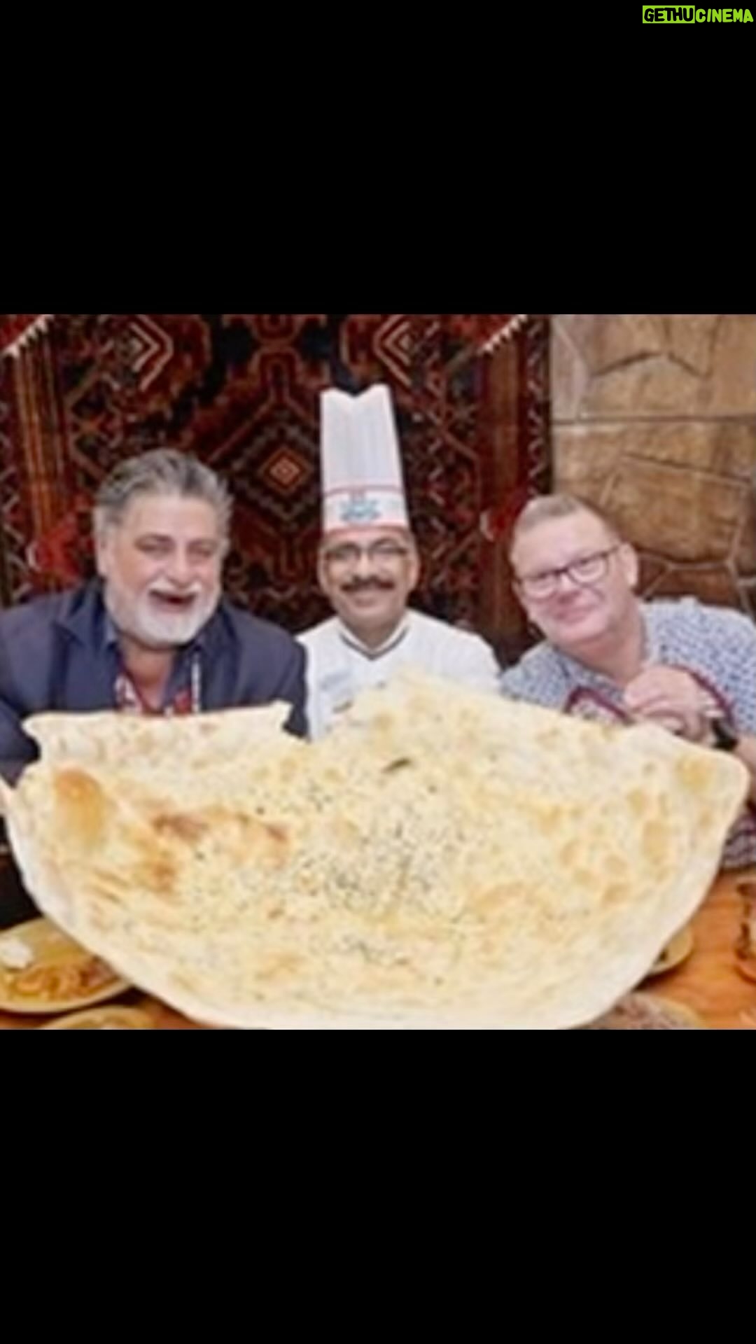 Matt Preston - 2.3K Likes - Sure - me eating the world’s biggest naan with @garymehigan and legendary Indian chef J P Singh @jp7068 is the headline but I reckon this gulab jamun - the best, tastiest and lightest I’ve tried - from Bukhara @itcmaurya is the real story… And all people ever talk about with Bukhara is their excellent tandoor work!
Tell me if you know of a better gulab jamun!!! Or a bigger naan!!!