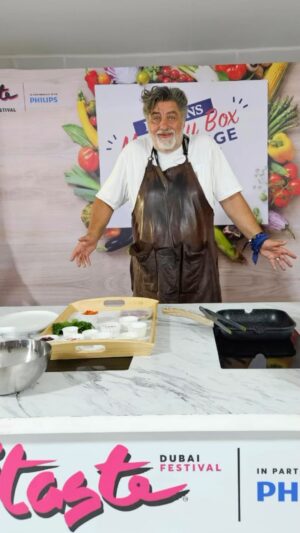 Matt Preston Instagram - So much fun working with @conoshofficial at the @tasteofdubai doing a big series of sell-out, hands-on cooking classes, catching up with new friends ( the very lovely @jose_pizarro ) and old ( the legend that is @chefvineet first Indian chef to ever win a Michelin star) and working with the students from @iccadubai_iccaabudhabi . One more day to go… come on down if you’re in Dubai or Abu Dhabi! And chuck @conoshofficial a follow for more learning experiences like these for yourself!