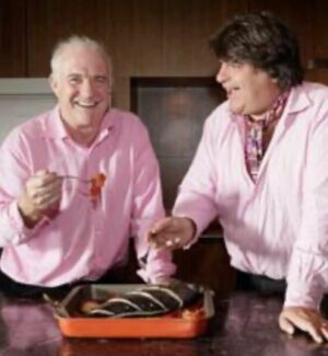 Matt Preston Instagram - @chefrickstein was a fascinating guest for breakfast on @abcinmelbourne Saturday Mornings so we thought you’d like to hear the full unedited conversation (via the link in bio). Plus you’ll also find a link there for that @taste_team story where he taught me to cook fish back in the day (hence this shot!)

This weekend @rovemcmanus joins us for breakfast. We talk possums, cheese and lawn mower racing plus @emmadonovan_music is here to talk vinyl for Saturday’s @recordstoredayaustralia and her live in-store showcase of her brand new album at @northside_records 

📸 @taste_team 

#rickstein #fish #cookingfish
