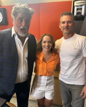 Matt Preston Instagram - As his new movie, ‘Force of Nature: The Dry 2’ begins screening around the country, Eric Bana joined @catherinemurphysport and me to share his dreams for a @stkildafc double. Click the link in my bio to listen to our chat on Saturday Mornings on @abcinmelbourne 

#thedry #ericbana #stkildafc #afl #aussierules