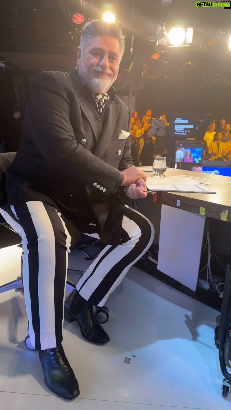 Matt Preston - 497 Likes - Dressed like a magpie for @theprojecttv tonight. You’ll understand why if you watch! With @georgie_tunny @whatsarahsnapped @samtaunton