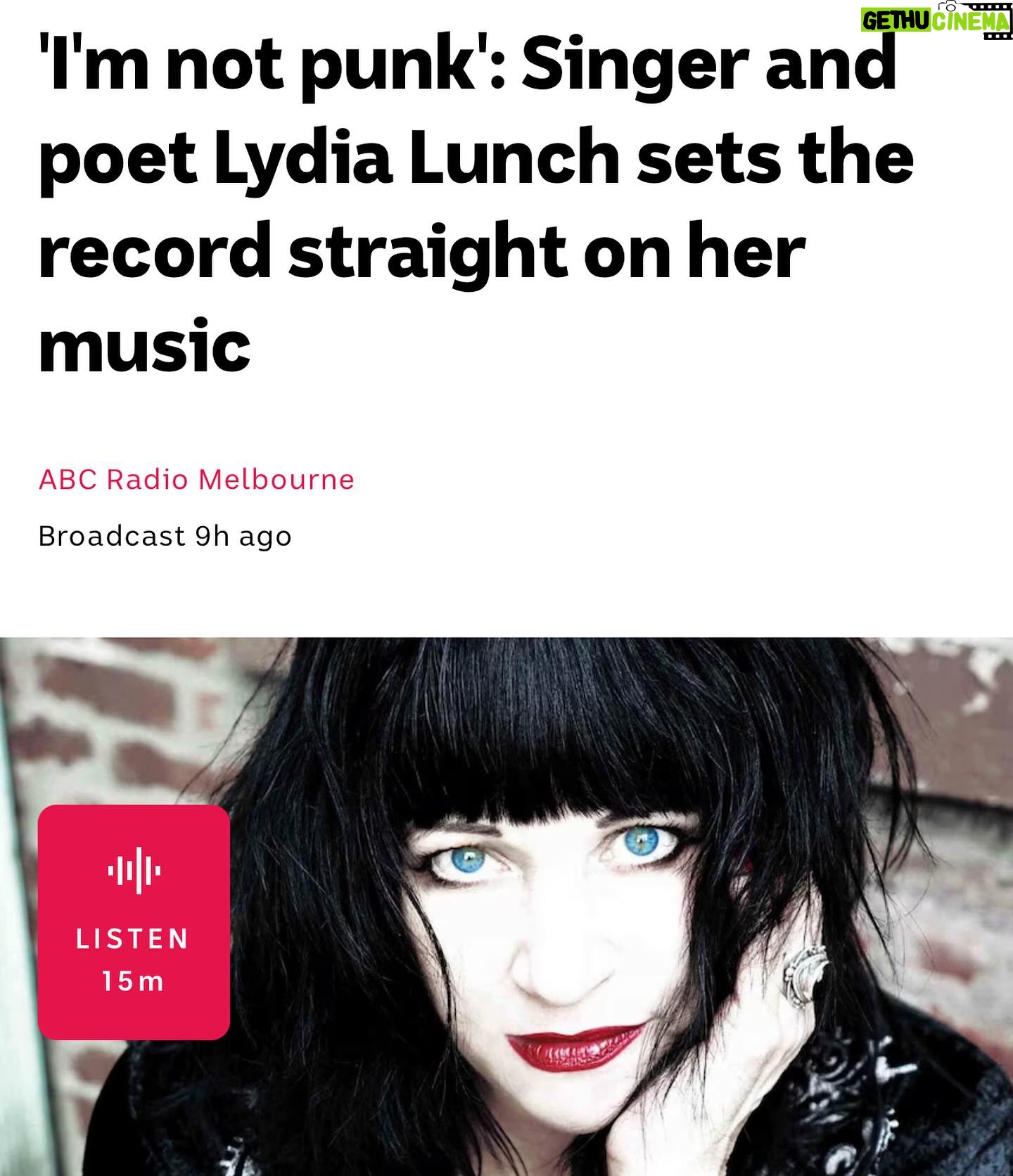 Matt Preston - 0.9K Likes - Listeners loved my chat with @lydia.lunch.official this morning on @abcinmelbourne and many of you emailed and texted afterwards to let us know. If you missed it, or you want to listen back, there’s a link in my bio 👆🏻
#lydialunch #music #poetry #musicalpoetry #mattpreston #abcradiomelbourne