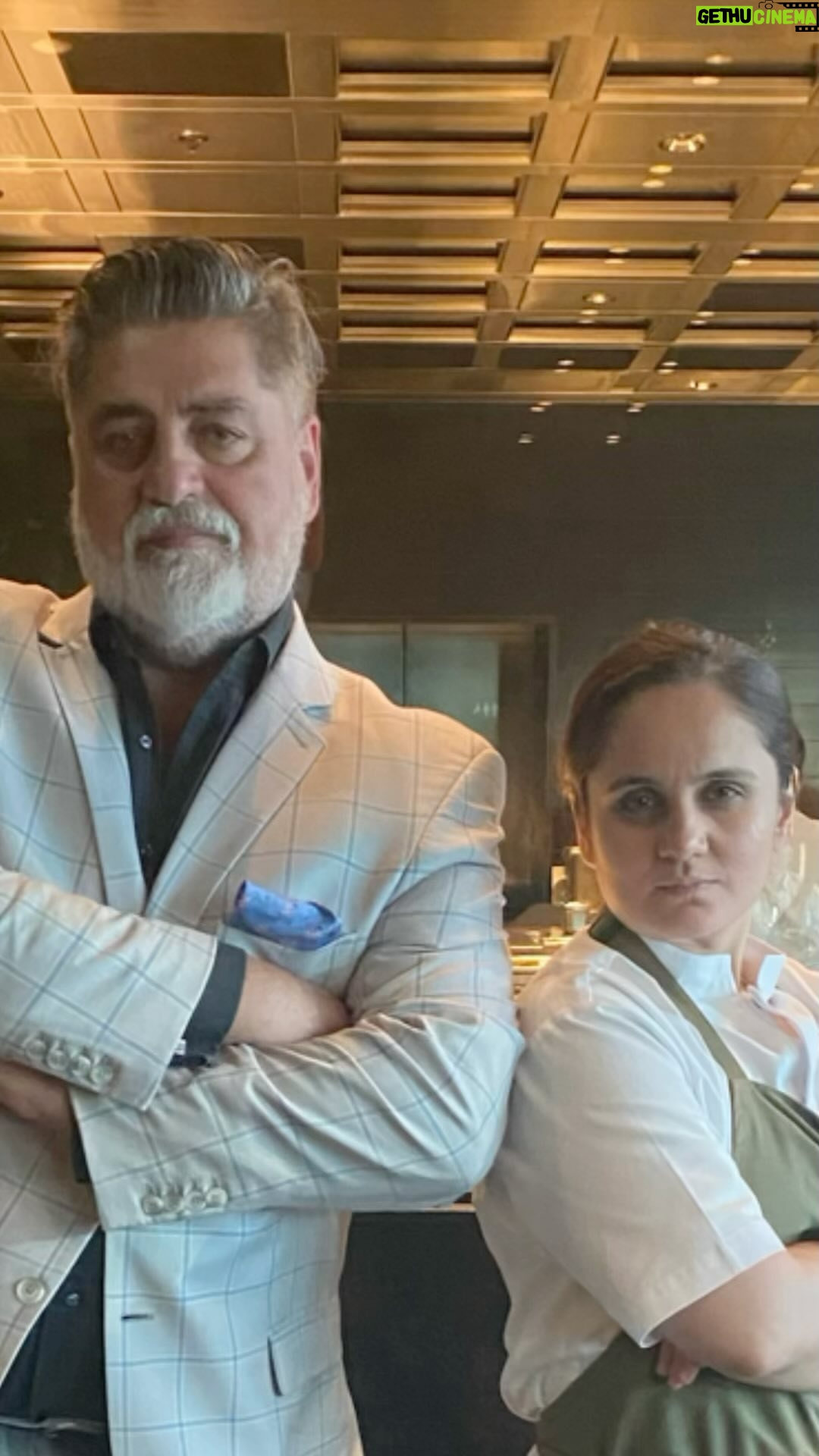 Matt Preston - 537 Likes - Great catching up (and messing around with!) ol’mate @arorgarima - such a talent - at the very fun @restaurant_gaa dinner for @melbfoodandwine at Evergreen. We have a long running joke about her rolling her eyes that first time I met her a decade ago… recreated here - Garima claims that was just her “star-struck face”. So, who wants to come with me to Bangkok to eat at GAA???
