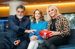 Matt Preston Instagram - Footy is BACK & the ‘Cat & Matt Show’ is excited to announce that we’ll be joined by former AFL Premiership player and North Melbourne coach, Danielle Laidley, every Saturday to discuss all the big storylines. Join us at 11am on abcinmelbourne and on the listen app 📻 @mattscravat @daniellemaylaidley07