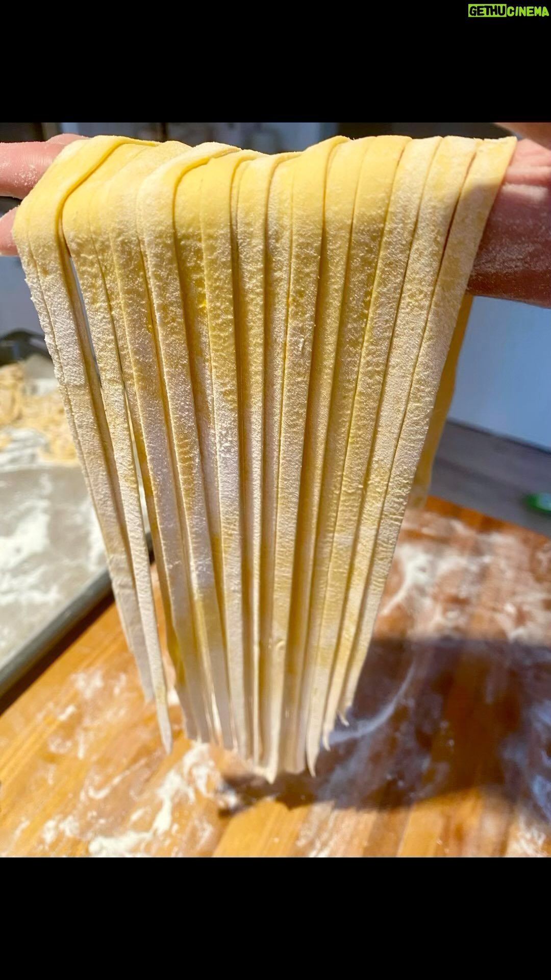 Matt Preston - 533 Likes - A rather different carbonara - fresh pasta and sauce made from roast pumpkin and that is cured Australian wild boar ham in the pan from Mr @ray_borda in South Australia. Would you eat wild boar?
