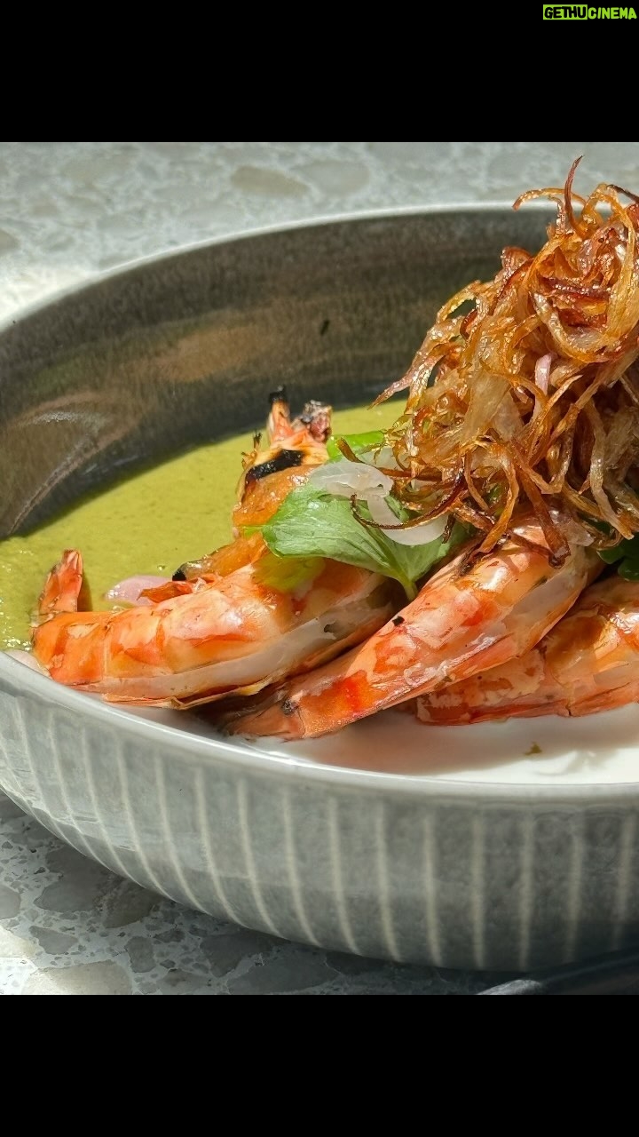 Matt Preston - 528 Likes - It’s festival time in Colombo and time to check out @gini_outdoor_kitchen for lunch with @garymehigan as the next stop on our Sri Lanka recce. So delicious, loads of local produce and echoes of the island’s signature flavours. This is one heck of a trip! #joinus #foodadventure #soon Local tuna, a great local hard cheese grated over the roast cauliflower, succulent pork chop with a local mustard sauce and habanero apple sauce, some great seafood and a dessert of bruleed banana with dulce de leche style caramel. Yum!