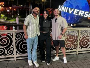 Matthew Adams Instagram - Fun with my first wrestling family. 🖤🦈
#TheParea