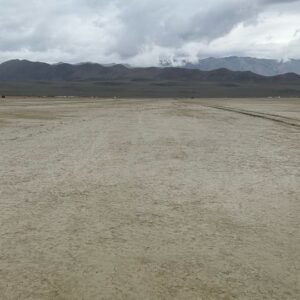 Matthew Bellamy Instagram - Biked out of Burning man to Gerlach, 5 miles through boggy wet desert and 12 miles on mountain roads, epic journey!