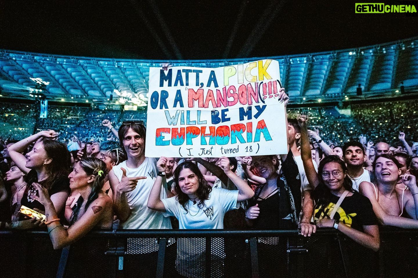 Matthew Bellamy - 27.3K Likes - Amazing hot and sweaty night in Rome! ā¤ļøš®š¹ ā¤ļø