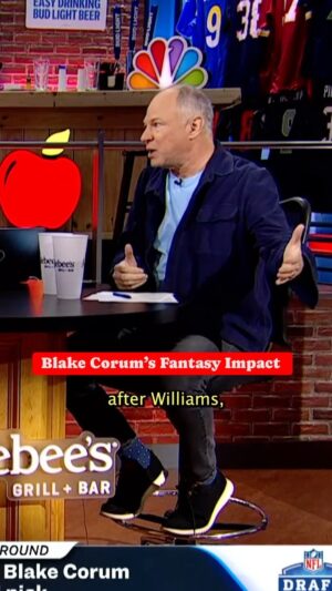 Matthew Berry Instagram - Will Blake Corum be the most important insurance back in fantasy football? 🏈