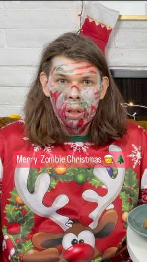 Matthew Cardarople Instagram - Zombies love Christmas too.