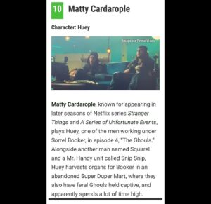 Matthew Cardarople Instagram - Thanks @collider for the nice shout out.. #fallout
