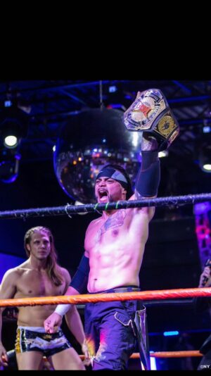 Matthew Frederick Riddle Instagram - This past Friday at #TheWarWithin HOG Heavyweight Champion Mike Santana successfully defended his title in a hard hitting encounter against a world class challenger Matt Riddle!! 

Replay on @fitetv 
Next Event - June 8th | Tickets Available in Bio 🎟️