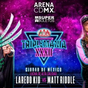 Matthew Frederick Riddle Instagram - ¡Lucha de ALTA calidad en #TriplemaniaXXXII CDMX!

@laredokidpro vs @riddlebro 🤯

De pronóstico reservado. 🔥