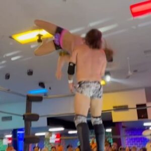 Matthew Frederick Riddle Instagram - Floating bro!

@riddlebro @austinhealyaries 

#WrestleramaSuperfight | @combat1official 

Show will be available on @independentwrestlingtv 

#Combat1wrestling #Independentwrestlingtv #IWTV #Wrestlerama #Superfight @thatguywrestling @luchalibreonline