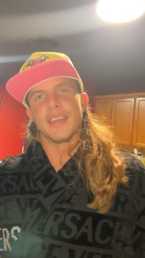 Matthew Frederick Riddle Instagram - It’s Riddle’s Father Day and I got a new robe #riddlesfathersday #farhersday #versace