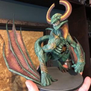 Matthew Mercer Instagram - With all the chaos, my inner clarity is often hard to find, but miniature painting over the pandemic has helped me recenter myself (and expand my skill/learn from others). Just finished my @kingdomdeath Dragon King, and the process has been weirdly therapeutic. I am thankful.