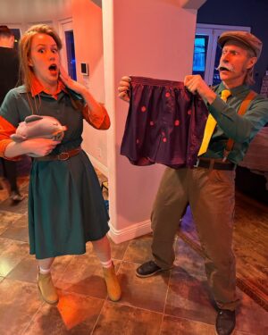 Matthew Mercer Instagram - A little behind the ball, but… Happy Halloween from #stardewvalley!!

Marnie… you’ve been staring at that microwave for 6 hours.

You’re scaring me.