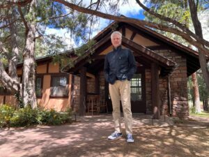 Matthew Modine Instagram - Just outside of Robert Oppenheimer’s house within the walls of Fuller Hall (where Christopher Nolan’s “Oppenheimer” was filmed of which he appears as Vannevar Bush), Matthew Modine received the first annual Golden Poplar Award at the Los Alamos inaugural Film & Cultural Festival. The grounds and dwellings housed the dawning of The Manhattan Project. 

The Los Alamos History Museum is part of the Los Alamos Historical Society, which has been active for more than fifty years. The museum leads visitors on a journey from the Pajarito Plateau’s Ancestral Pueblo people to its homestead history, through the Ranch School era and the Manhattan Project period, to the present. Permanent exhibits include a room with panels about the people who lived in the area over the centuries: the Ancestral Pueblo people, homesteaders, the Manhattan Project, and Cold War, and the contemporary community. Another section introduces life at the Los Alamos Ranch School, a small, elite prep school which ran from 1917 until the army bought its land in 1942 for the Manhattan Project. In addition to providing top-flight academics, the school was run as a Boy Scout troop, Troop 22. It was the first equestrian scout group in the country and is still active today. Another part of the museum features the Manhattan Project, with artifacts, timeline, and a short film. There is a portrait of General Groves, primary military leader of the Manhattan Project, and a bust of J. Robert Oppenheimer, Scientific Director of the Los Alamos Laboratory. 

@matthewmodine @losalamosnatlab @oppenheimermovie #oppenheimer @santafefilmfestival #workhousepr @christophernolann @losalamoshistory