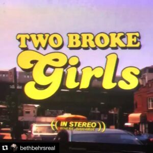 Matthew Moy Instagram - #Repost @bethbehrsreal
・・・
Love this vintage @2brokegirlscbs ad for TBS! So cute! #2brokegirls #5xaweek #girls #love #instagood