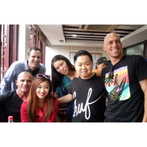 Matthew Moy Instagram - Yu Garden, Shanghai. Enjoying some Xiaolong bao with the best. @dominicpurcell @emilytangerine @cor3cultur3 @jessefaen #chiphooley