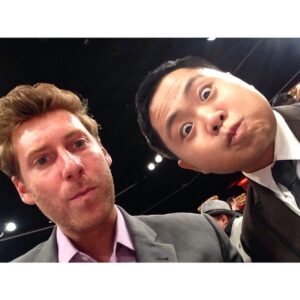 Matthew Moy Instagram - Streamys goofing off with @evansilverberg